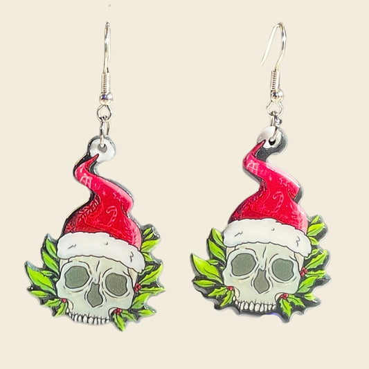 Santa Skull Wreath